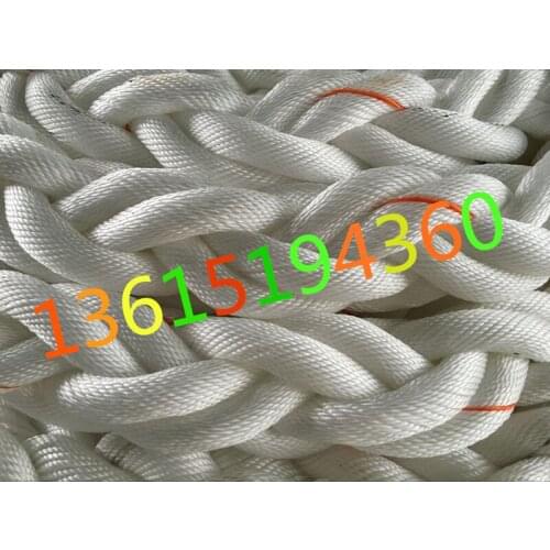 High strength ship cable 70mm cable 70mm eight strand polyester nylon rope braided rope 70mm 5CM