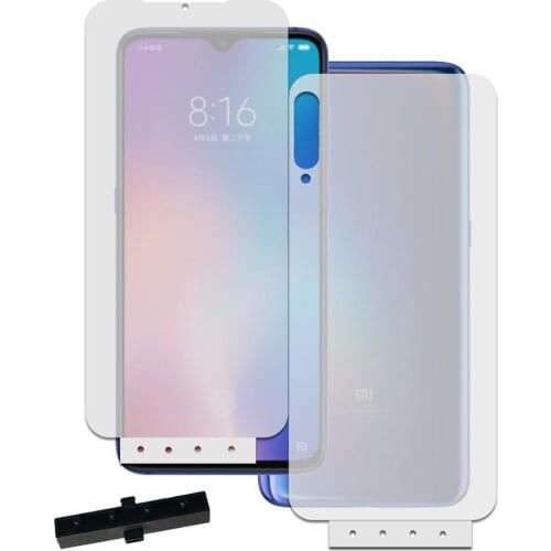 9D Front+Back Soft Hydrogel Film For Xiaomi Mi 9 10 SE Screen Protector Redmi Note 7 8 8T 9 Pro 9S 10 Full Cover TPU Not Glass