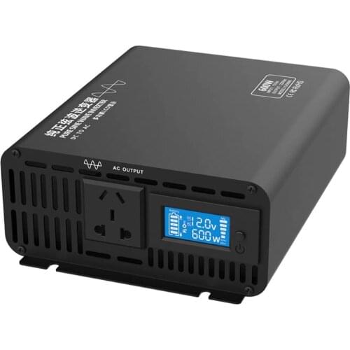 Solar pure sine wave UPS 600W inverter with charger