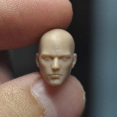 Blank 1/18 Scale Without Hair The Senior Monk Head Sculpt Unpainted Fit 3.75" Figure