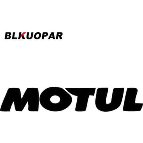 BLKUOPAR for Motul Car Stickers Sunscreen Scratch-Proof Decals Simple Car Accessories Refrigerator Helmet Caravan Decor