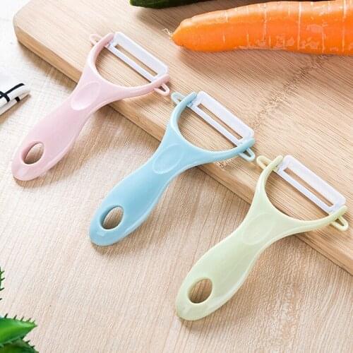 Nordic Style Vegetable Fruit Potato Peeler Cutter Household Ceramic Gadget Peeling Portable Home Kitchen Tools Accessories