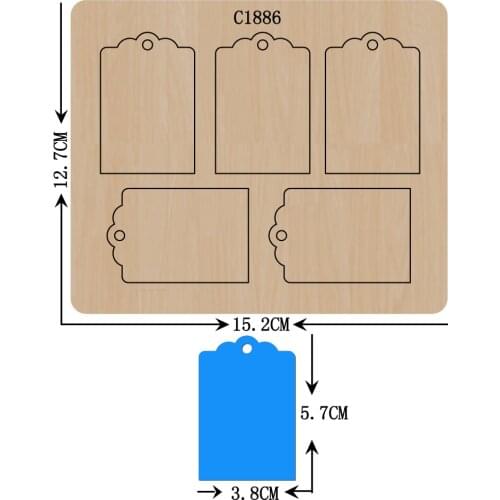 New Card Wooden die Scrapbooking C1886 Cutting Dies