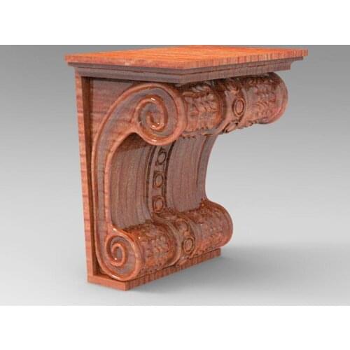 Chapiter decor 3d model STL relief for cnc STL format 3d model for cnc stl relief artcam vectric aspire