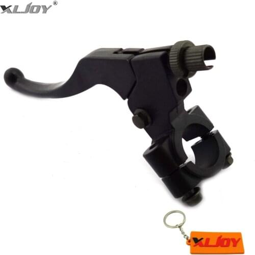 Black Alloy 7/8'' 22mm Left Handle Brake Lever Perch Assembly For 47cc 49cc Dirt Bike ATV Quad Mini Moto 97cc Baja Scooter Moped