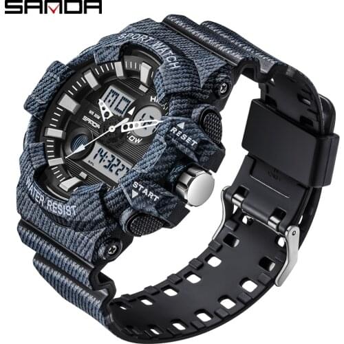 SANDA Camouflage Watch