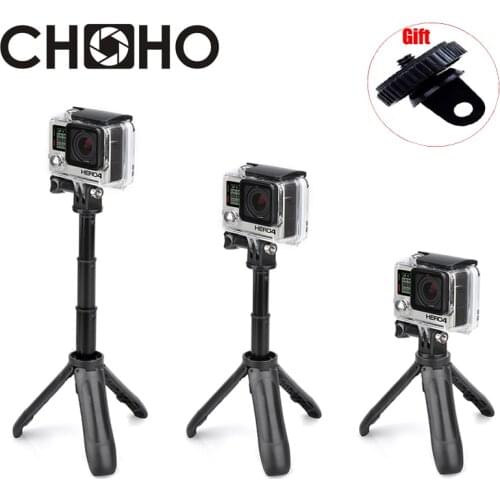 Selfie Stick Self Handheld Extendable Pole Monopod Mini Tripod Stand for Gopro HERO 7 6 5 4 3+ Xiaoyi 4K Lite SJCAM Accessories