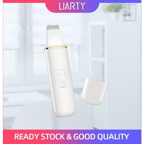 Ultrasonic Skin Scrubber Deep Peeling Facial Ultrasound Face Cleaning Machine Ion Vibration Acne Remove Skin Care Lifting Device