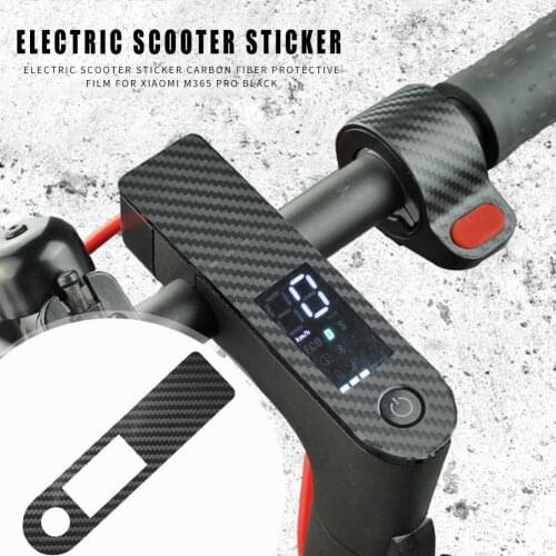 Electric Scooter Central Control Display Screen Protection Film Carbon Fiber PVC Waterproof Sticker For Xiaomi M365 Pro Scooter