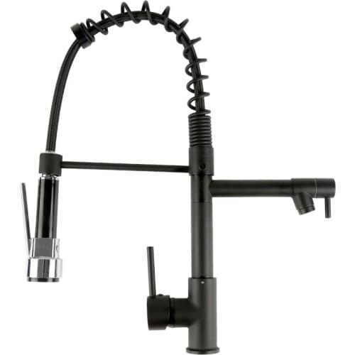 1PC Household Kitchen Hot And Cold Water Faucet High Quality Chrome Plated/Durable Ceramic Filter/Pull-Out Spray Faucet HWC