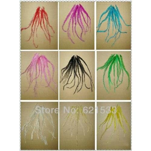 1000pcs/lot 10-15CM 4-6inch Natural Fluffy Ostrich Plumes Feather Herls Multicolor for Wedding Decoration