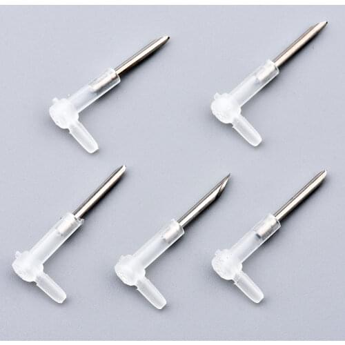 25mm DIY CISS L Bend Elbow With Long Steel Sharp Needle Ink Tube Elbow CISS Hose Elbow Tube Connector Elbow