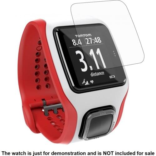 3x Clear LCD Screen Protector Guard Cover Film Skin for TomTom Runner Sports Cardio (1st Version) GPS Smart Watch Accessories