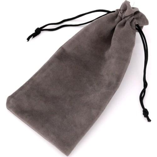 50PCS Velvet Bag Jewelry Packaging Pouch Lipstick Cosmetic Wedding Gift Bag Wrapping Supply Drawstring Sack Custom Logo