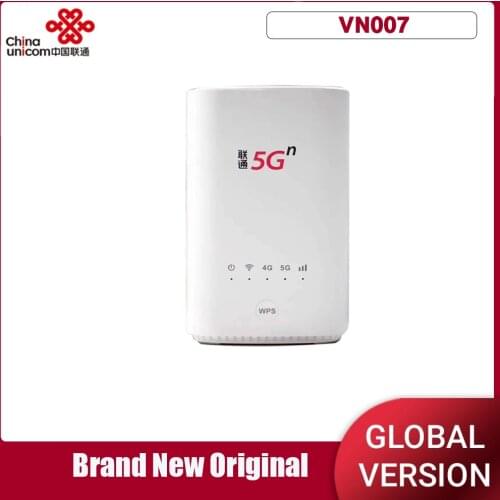 5G product Original chine Unicom 5G CPE VN007 2.3Gbps sans fil CPE 5G NSA/SA NR n1/n3/n8/n20/n21/n77/n78/n79 4G LTE
