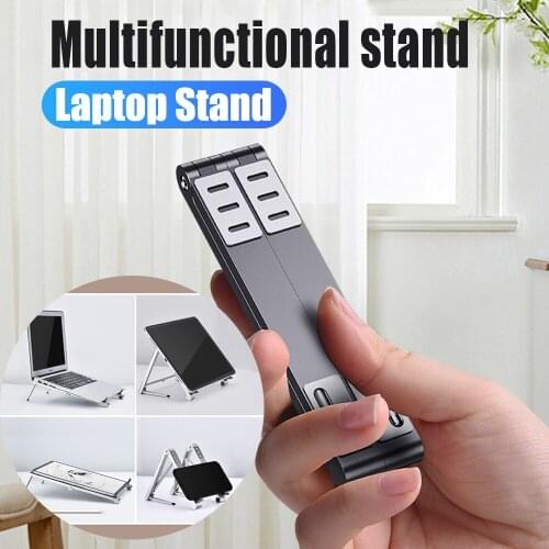 HAWKEN Laptop Accessories Laptop Stand for MacBook Air Notebook Portable Foldable Aluminium Alloy Holder for iPad iPhone laptop