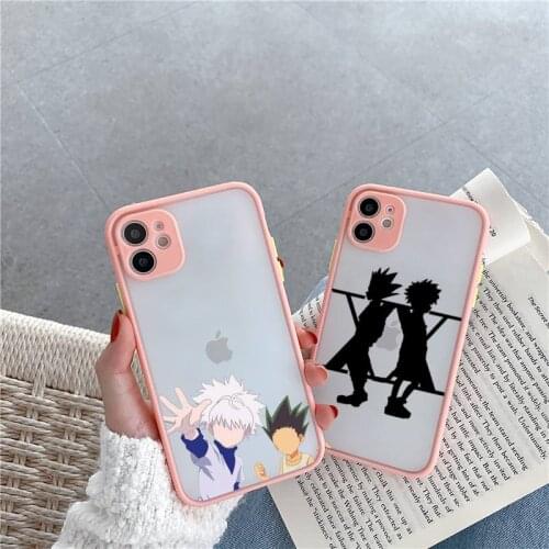 HUNTER x HUNTER HxH Gon Killua Anime Phone Cases matte transparent For iphone 7 8 11 12 plus mini x xs xr pro max cover
