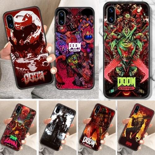 Doom Game Phone Case For Huawei Honor 6A 7A 7C 8A 8X 8 9 9X 10 10i 20 Lite Pro black pretty cover fashion prime painting coque