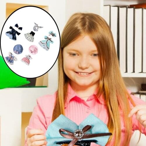 Handmade Doll Clothes Newborn Dolls Play Dress Costumes Outfits for 14cm Baby Dolls Party Leisure Clothes Dolls