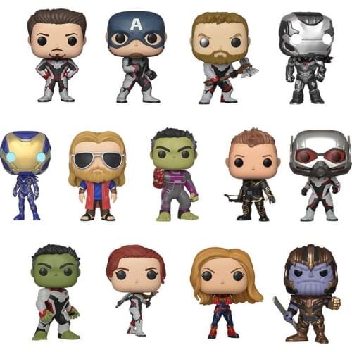 Neweast Arrival POP Captain America Theme Thor #452 Black Widow #454 Figures Toys Vinyl Doll Collection Models for Kids Gift