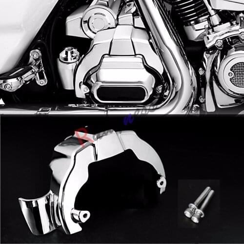 Chrome Transmission Shroud Covers For Harley Touring Street Glide Road King FLHX FLHR 2017-2019 Models