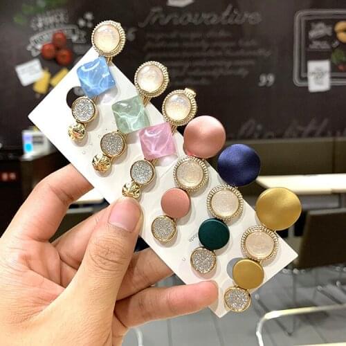 1-3pcs/set Ins Fashion Rhinestone Crystal Ornaments Hairpin Hair Barrettes Hair Accessories For Women And Girls