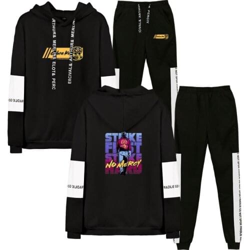 Hot Sale The Karate Kid Cobra Kai Couple suit Men Women Hooded Sweatshirt+ jogger pants Suit Casual Pullover 2 Pieces Sets