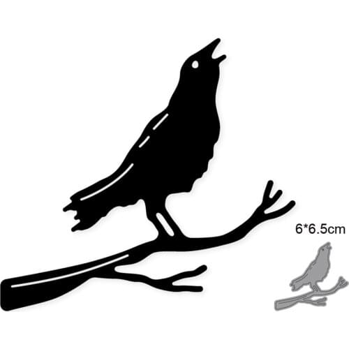 AILIDA Craft metal cutting dies cut die mold Halloween Bird decoration Scrapbook paper craft knife mould blade punch stencils