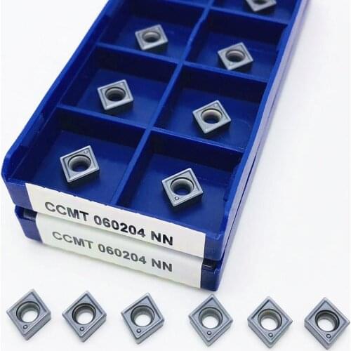 10PCS carbide insert CCMT060204 NN LT10 high quality CNC internal milling insert lathe parts tool CCMT 060204 milling insert