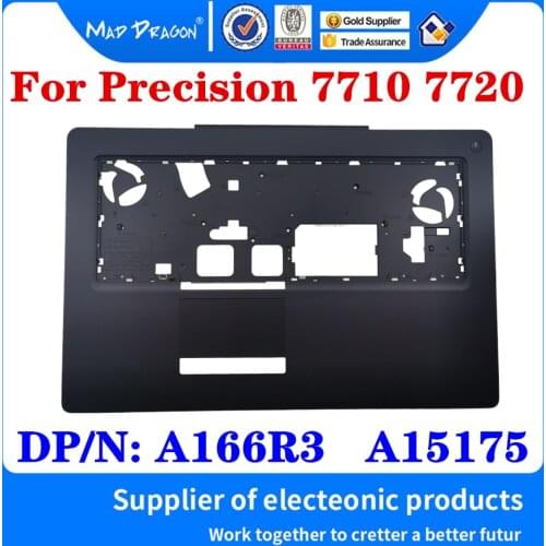 New original Palmrest Upper Cover Case C shell black For Dell Precision 17 7710 7720 M7710 M7720 DP/N: A166R3 A15175 AP1TT000300