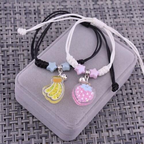The New Ladies Bracelet Fruit Simulation Preparation Bracelet Campus Couple Men and Women Student Bracelet Fashion Wild Bracelet