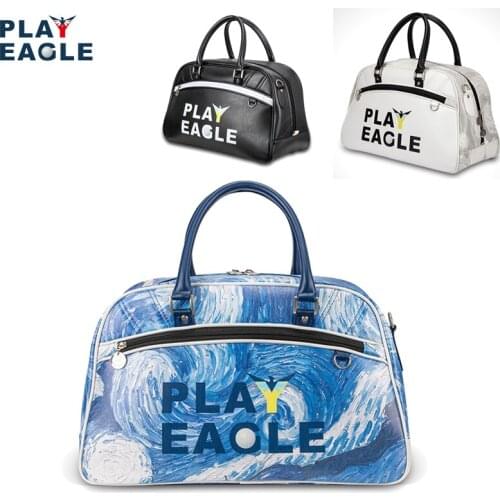 PLAYEAGLE Golf Boston Bag Van Gogh Starry For Clothes And Shoes Travel Sports Golf Colthing Bag Sports
