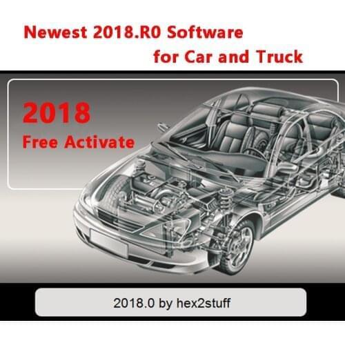 Latest 2018.R0 Free Activate 2017R3 Free Keygen on Cd Software Support ISS Functions for Delphis VD DS150E CDP Obd for Car Truck