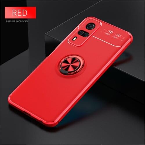 Shockproof Case For Vivo Y31 Case vivoY31 V2036 Finger Ring Magnet Matte tpu Silicone Cover For vivo Y31 Y 31 2021 6.58" Coque