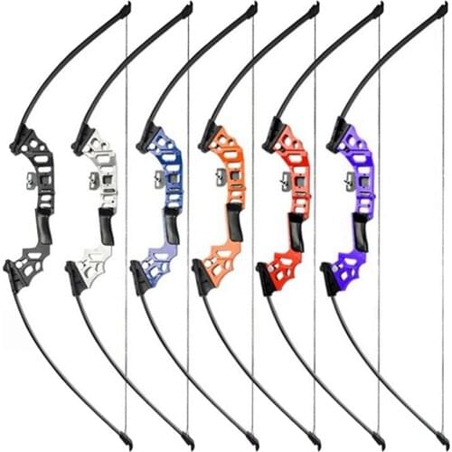 50 Inches 30-50 Lbs Straight Pull Bow Aluminum Handle for Right Hand User Practice Archery Shooting