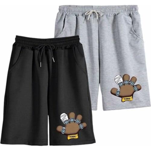 Summer Mens Shorts Korean Fashion Streetwear printing Shorts Men Casual Men Clothing Elastic Waist Shorts Men Plus Size M-5XL