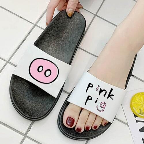 Cute pig women Slippers New Summer shoes woman Slippers Non-slip eva Beach Shoes Sandals indoor Home slipper ladies Flip Flops