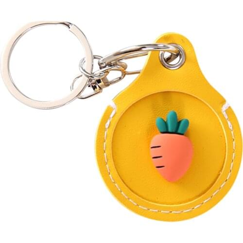 Cute cherry print AirTag Protective cute Sleeve Case Anti-lost Keychain Holder Key Finder Sports Soft Plastic Shell Hot Sale