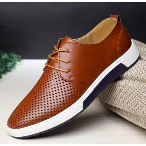 TaoBo Size 49 48 47 Classic Mens Leather Shoes Fur Women Casual Shoes Genuine Men Loafers Moccasins Slip On Mens Flats Breath