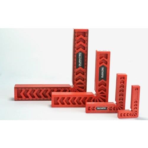 3''/4''/6''/8''Duratec positioning Squares 90 Degrees Right Angle clamps Corner Clamp Ruler Clamping square woodworking Fixer