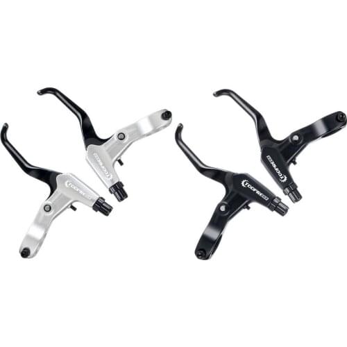 High Quality Ultralight Aluminum Bicycle BMX Brake Handle MTB Mountain Bike Cycling Brake Levers V/Disc Brake Levers 2 Colors