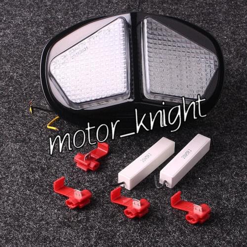 Clear Motorcycle LED Tail Light Turn Signals for TRIUMPH DAYTONA 600 04-05