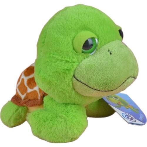 Green Big Eyes Turtle Stuffed Plush Toy Soft Doll Animals Tortoise Girls Baby Kids Birthday Gift