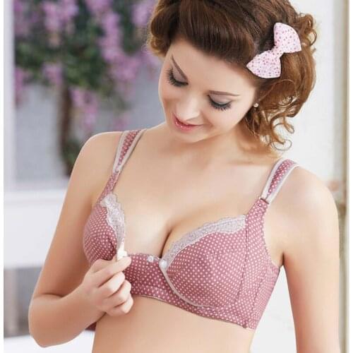 Women Bra Low Cut Women Sexy Push Up Bra Women Super Push Up Bra Underwear Gather Nursing Bra Cotton Lace Plus Size Gather