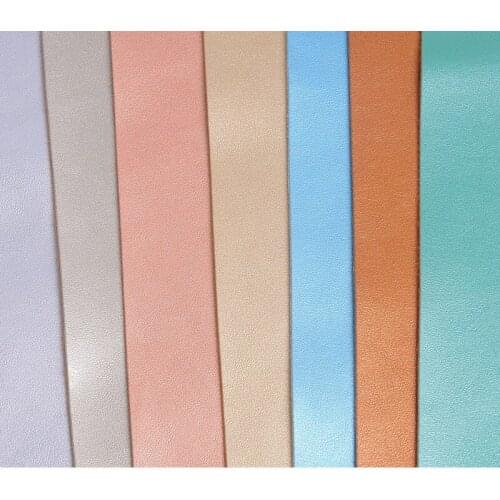 1.3mm Sheep grain PU leather oil skin anti - wrinkle scratch resistance/ quality PU synthetic leather/ 67 colors free shipping