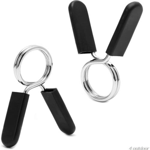 2Pcs 28mm Barbell Gym Weight Lifting Bar Dumbbell Lock Clamp Spring Collar Clips L69F F03 21 Dropshipping