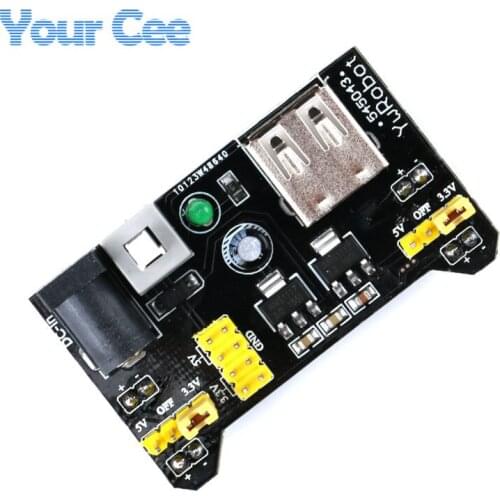 20 pcs DIY Kit Parts MB102 Solderless Breadboard Power Supply Module 3.3V/5V