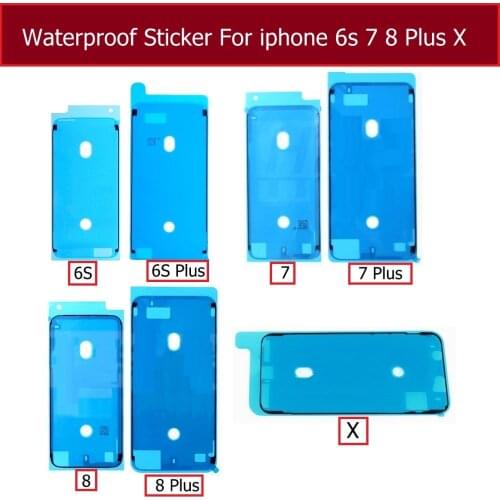 5pcs Adhesive Glue Tape Sticker for iphone 6S 7 8 10 plus X 4.7" 5.5"LCD Touch Screen Display Frame screen Waterproof sticker