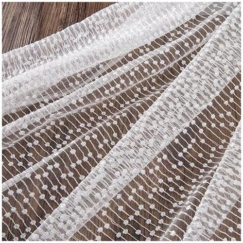 5yards New Transparent Mesh Embroidery French Lace Fabrics 2018 High Quality African Wedding Net Lace Fabric For Nigerian Dress