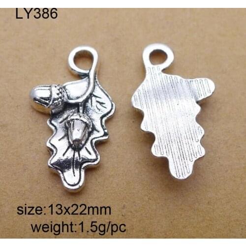 50pcs Antique Silver Alloy Fruit Stawberry Charms Pendants For DIY Jewelry Making Findings 13x22mm